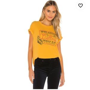 Welcome To Dallas Tour Tee in Marigold​